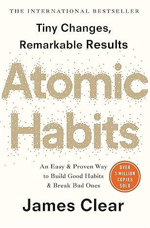 Atomic Habits book cover
