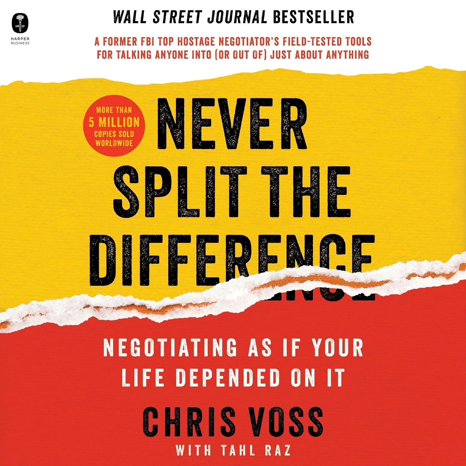 Never Split the Difference book cover